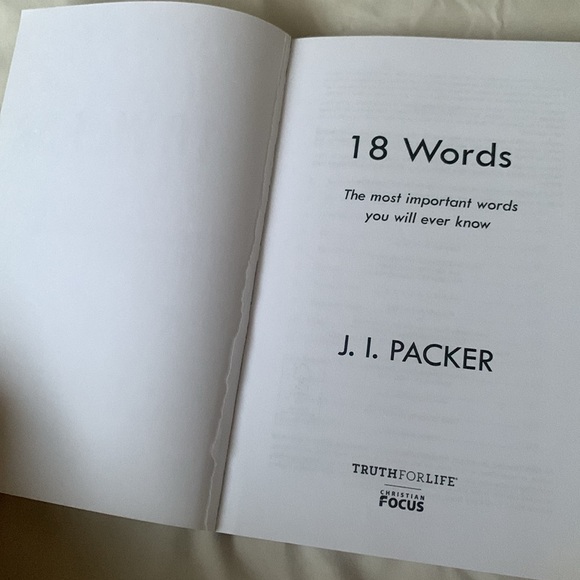 🛑 2 for $10🛑 18 Words - J. I. Packer The Most Important Words You Will Ever Know - Picture 4 of 4